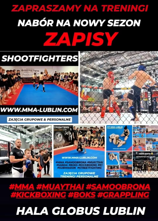 MMA SAMOOBRONA KICKBOXING MUAYTHAI GYM K1 FIGHT LUBLIN. Treningi HALA GLOBUS KAZIMIERZA WIELKIEGO 8